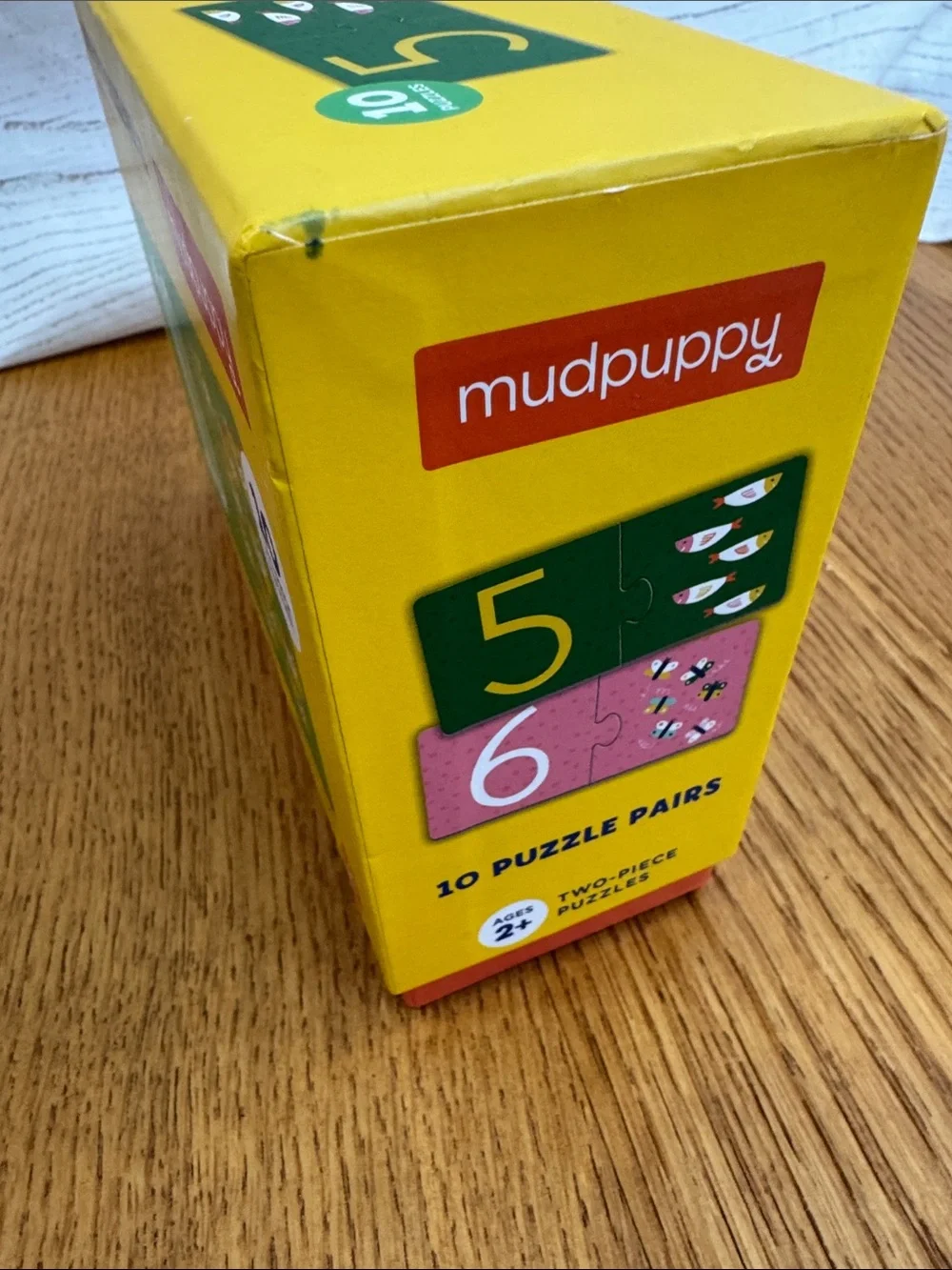 Mudpuppy Number Puzzle Pairs - Colorful 1-10 Learning Set - My First Numbers